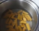 A picture of step 6 of Gatta pulav.