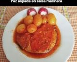 Foto del paso 16 de la receta: Pez espada en salsa marinera con calabacín o arroz blanco
