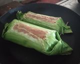 Foto langkah ke 7 dari resep Nasi Bakar Ayam Suwir Kemangi.