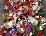 A picture of step 8 of Greek Salad.