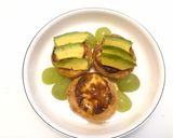 A picture of step 7 of Avocado Egg Tarts.