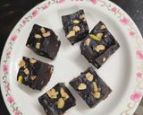 A picture of step 6 of Chocolate Walnut fudge.