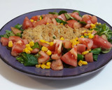 Foto del paso 3 de la receta: Ensalada con crujiente de pollo al horno