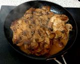 A picture of step 8 of My Pork Chops in Mustard Mushroom Sauce 💙.