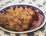 Une image de l'étape 7 de Crumble aux cranberries fraîches clémentines et amandes.