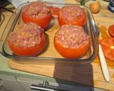 Une image de l'étape 2 de Tomate farcie au veau.