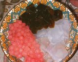 Foto langkah ke 5 dari resep Coffee Jelly Sago Dessert (Sago Kopi Jelly).