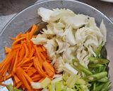 Foto langkah ke 1 dari resep Porree Nudein MitWurstruckchen.