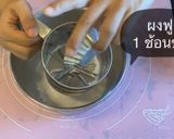 รูปขั้นตอนการทำที่ 4 ของ เค้กโรลชาเขียว🐛