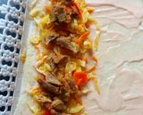 A picture of step 4 of Beef shawarma.