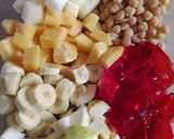 A picture of step 2 of Chana Fruit Chat.