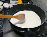 A picture of step 2 of Mango rabri.