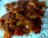 A picture of step 5 of Slow cooked Chicken Madras. 😸.