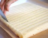 Hình bước làm 9 của món Cách làm bánh bông lan cuộn đơn giản tại nhà | Swiss Roll Cake | Ở NHÀ CÙNG KIM