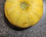 A picture of step 1 of Muskmelon Halwa.