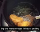 A picture of step 4 of Mango fritters.