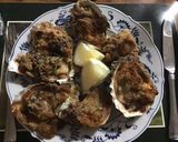 A picture of step 1 of California Farm Oysters Rockefeller.