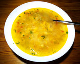 Foto del paso 5 de la receta: Sopa de esqueleto y cabeza de salmón con fideos