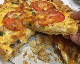 Foto langkah ke 5 dari resep Quiche (pie telur dan sayur) creamy dan tasty.
