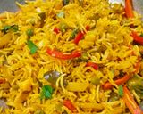A picture of step 6 of Vegetable Pulao Restaurant Style.