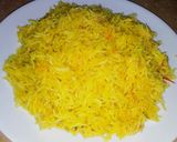 A picture of step 7 of Termeric rice.