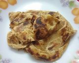 A picture of step 12 of Malabar Parotta / Kerala lachha paratha 😊😊😊.