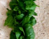 A picture of step 2 of My Southern fried Chicken Wrap 😃.