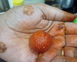 A picture of step 5 of Cashew designer sweet.