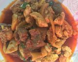 รูปขั้นตอนการทำที่ 2 ของ พริกแกงไก่บ้าน ใส่ตับ
