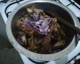 A picture of step 4 of Chicken dry fry.