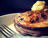 A picture of step 5 of Eggless oats banana pancakes.