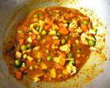 A picture of step 2 of Kodo Vegitable Khichadi.