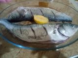 سمك وبطاطا في الفرن