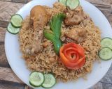 A picture of step 6 of Chicken Yakhni Pulao.