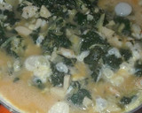 Foto del paso 5 de la receta: Revuelto de acelgas con gambas y pechuga de pavo