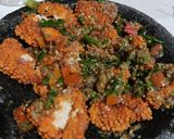 Foto langkah ke 8 dari resep Nugget geprek sambal pecak.