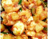 Foto langkah ke 3 dari resep Balado (telor puyuh. udang. kentang) mel's.