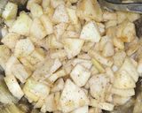 A picture of step 2 of Apple Chaat.