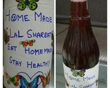 A picture of step 6 of Laal Sharbat🍷🌹.