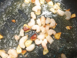 Revuelto de espinacas con gambas 🥚🥬🍤