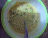 Foto langkah ke 3 dari resep Dadar Telur Bayam.