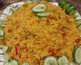 A picture of step 8 of Spicy Schezwan Fried Rice 🍚🍛.