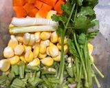 Hình bước làm 1 của món Soup Thịt Băm Trứng Gà