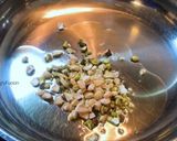 A picture of step 7 of Sprouted Foxtail millet/Thinai laddu.