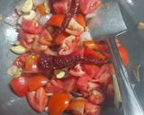 A picture of step 1 of Butter paneer masala.