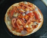 A picture of step 2 of Carrot Pizza.