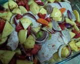A picture of step 5 of Baked Chicken with Potatoes.
