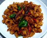 รูปขั้นตอนการทำที่ 8 ของ น้ำพริกหนังไก่ทอด