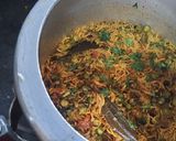 A picture of step 6 of Vidharbha style Masala bhat (lagnachya pangtitla masala bhat).