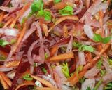 A picture of step 9 of Beetroot Paneer Roll.